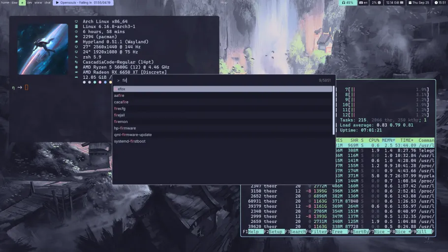 Hyprland desktop